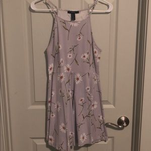 Floral purple dress